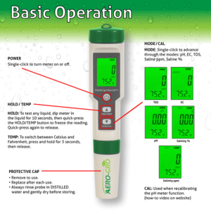Pro 5-in-1 Meter - pH, TDS, EC, Salinity & Temp - Image 3