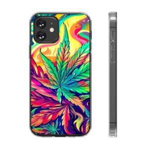 Psychedelic Clear Smartphone Case - Image 19