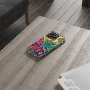 Psychedelic Clear Smartphone Case - Image 5