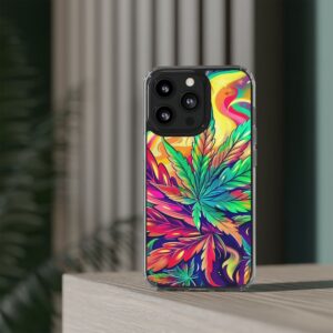 Psychedelic Clear Smartphone Case - Image 6