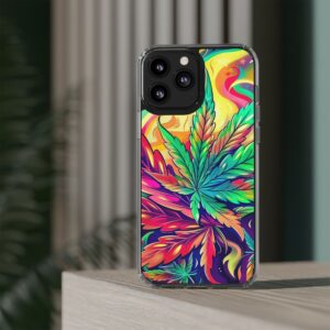 Psychedelic Clear Smartphone Case - Image 9