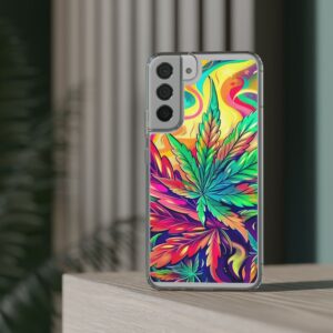 Psychedelic Clear Smartphone Case - Image 36