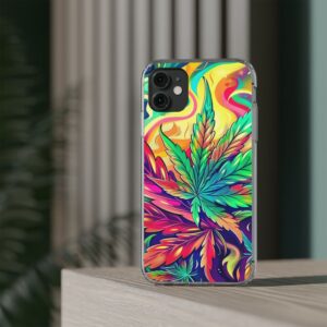 Psychedelic Clear Smartphone Case - Image 27