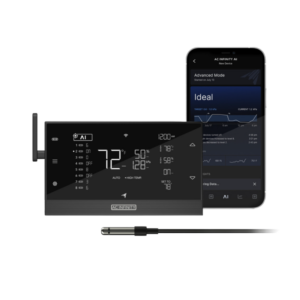 AC Infinity AI Controller, a smart environmental control system for grow tents and indoor gardens.