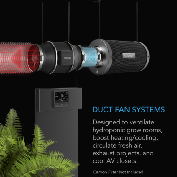 AC infinity cloudline t4 inline fan