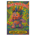 Steal These Seeds – Abstract Essence autoflower cannabis seed pack (7 feminized seeds, sweet berry-cream strain).