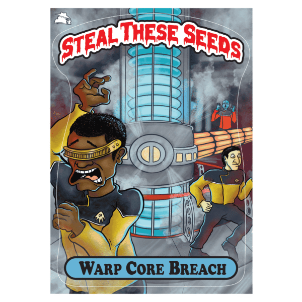 Steal These Seeds – Warp Core Breach autoflower cannabis seed pack (7 feminized seeds, cat-piss rotten-fruit strain).